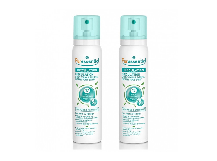 Puressentiel circulation spray 17 huiles essentielles - 2x100ml
