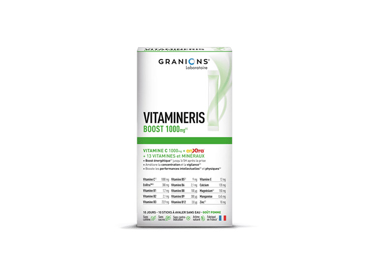 Granions Vitamineris Boost 1000mg - 10 sticks