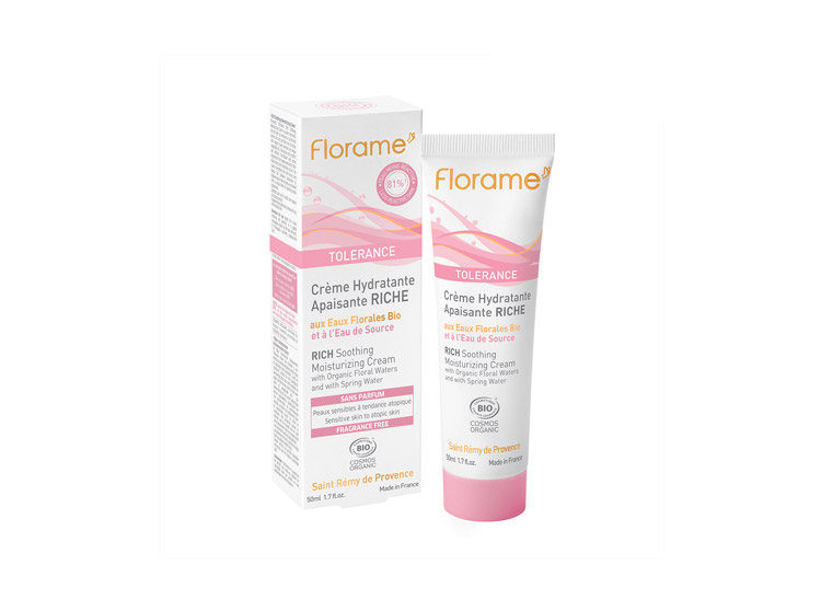 Florame Tolérance Crème hydratante apaisante riche BIO - 50ml