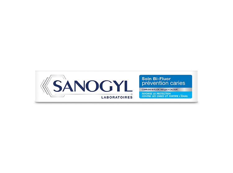 Sanogyl soin bi-fluor prévention caries - 75ml