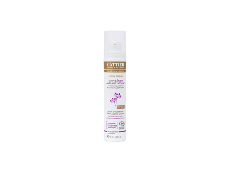 Cattier soin léger anti-âge lissant premières rides bio - 50ml