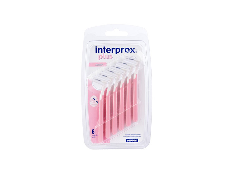 Interprox Plus Nano Brossettes interdentaires 0,6mm - 6 brossettes