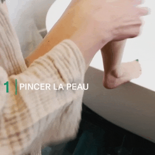 pincer la peau
