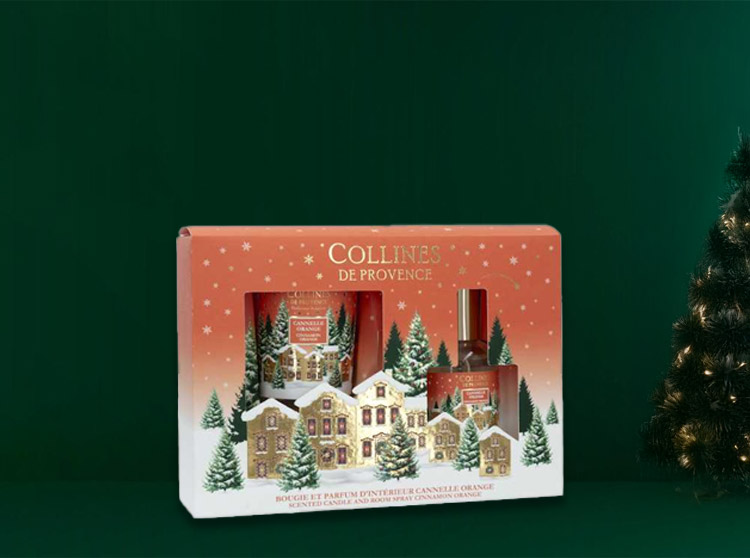 Coffret de Noel Collines de Provence Cannelle Orange