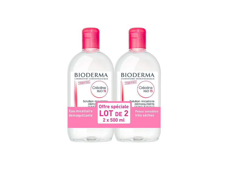 Bioderma Créaline H20 TS - 2 x 500 ml