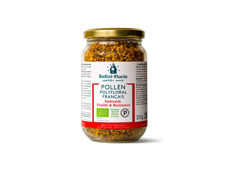 Pollen Polyfloral Immunité, Vitalité, Résistance - 210g