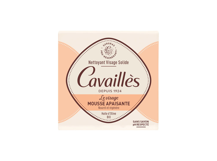 Nettoyant solide visage Mousse Apaisante - 70 g