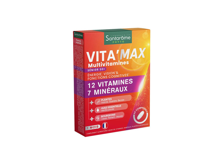 Forté Pharma Vita'Max Multivitamines - 30 comprimés