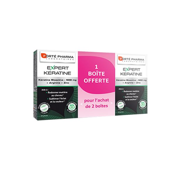 Forté Pharma Expert Kératine - 3x40 gélules