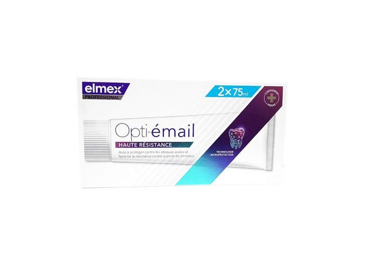 Elmex Dentifrice Opti-Email - 2x75ml