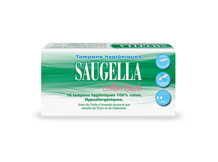 Cotton touch Tampons hygiéniques Flux Légers - 16 tampons