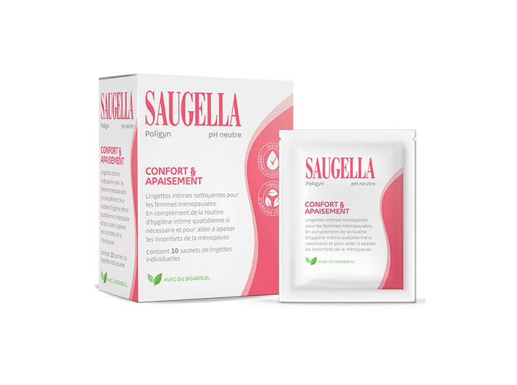 Poligyn Lingettes intimes nettoyantes - 10 lingettes