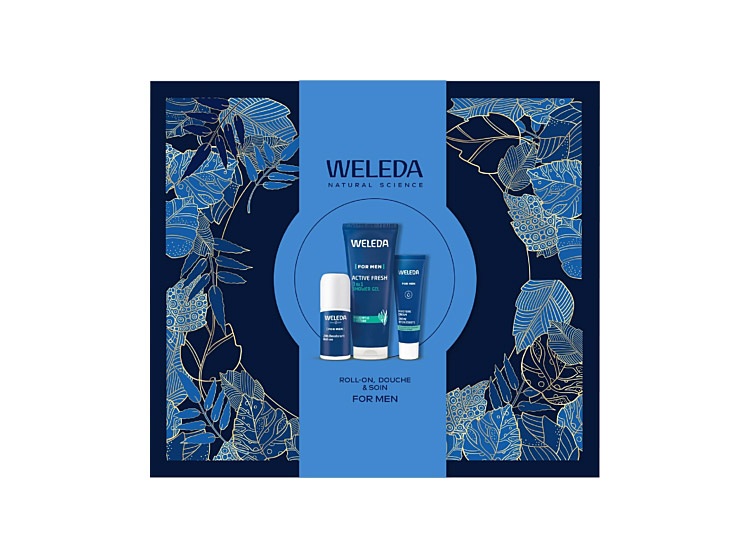 Coffret Noël 2025 Homme - Crème Hydratante + Déodorant + Gel Douche - 30+50+200ml