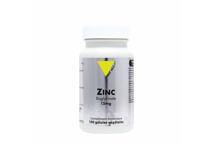 Vit'all+ Zinc Bisglycinate 15mg - 100 gélules