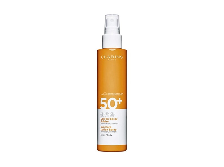 Clarins lait-en-spray solaire corps UVA/UVB SPF50+ - 150ml