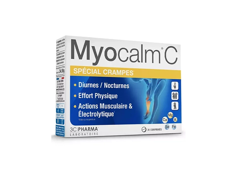 Myocalm C Spécial Crampes - 30 comprimés