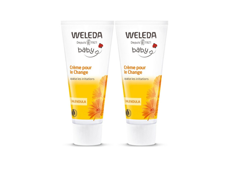 Weleda Baby Crème Pour Le Change - 2x75ml
