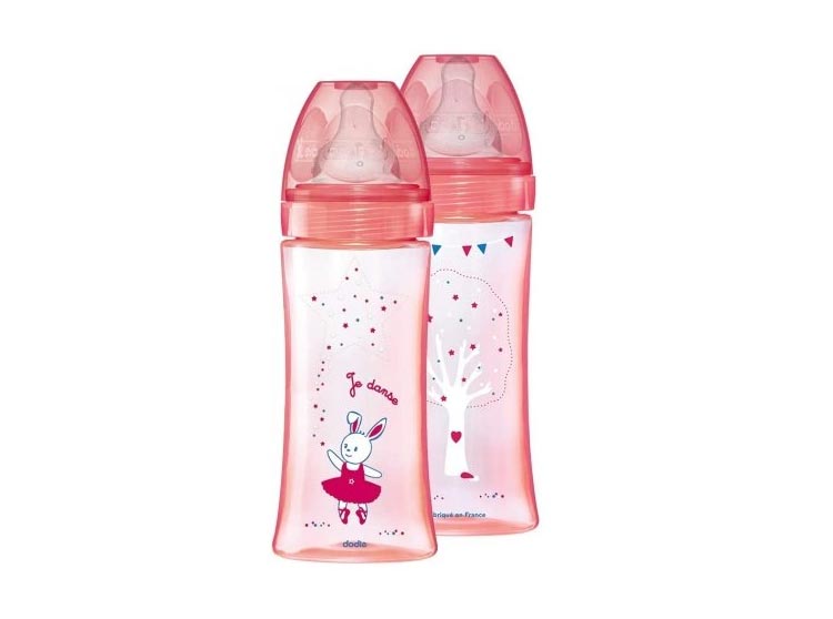 Dodie initiation Biberon anti-colique Danseuse - 2 x 330 ml