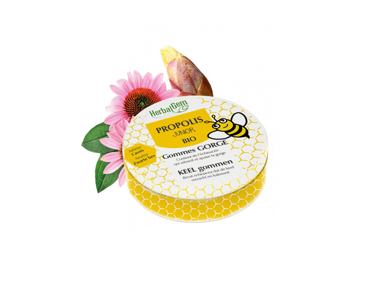 Herbalgem Propolis Junior Gommes Gorge BIO - 45 g