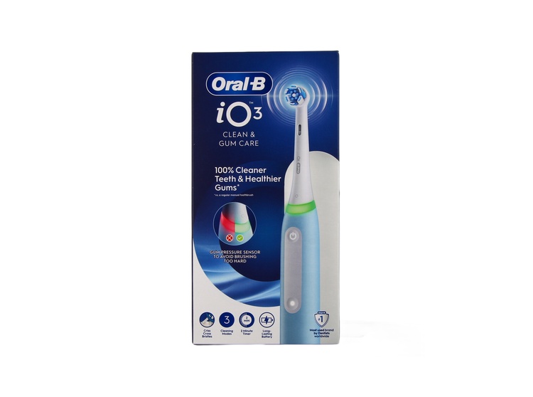 Oral-B iO 3 Brosse à dents électrique Ice Blue - 1 brosse