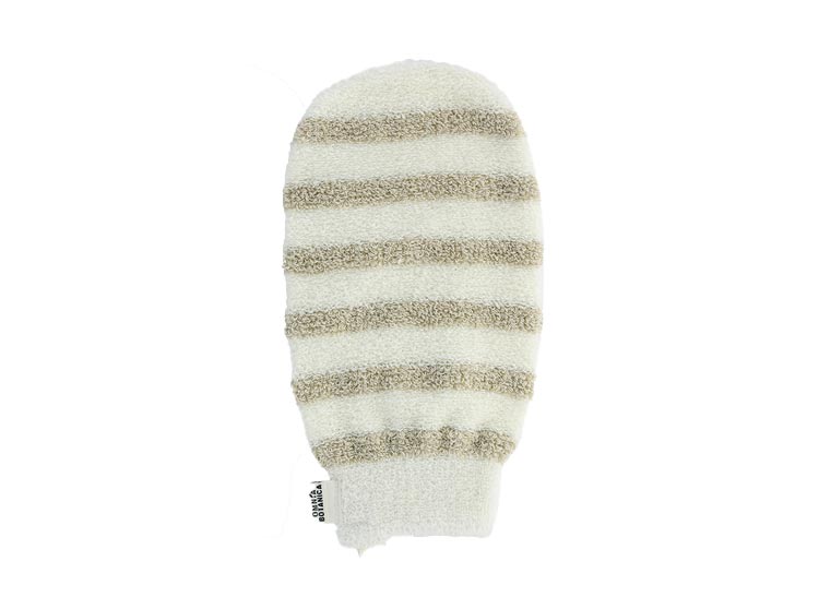 Omnia Botanica Gant de Massage Exfoliant en Fibre de Bambou et Lin