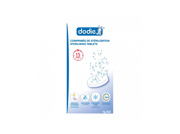 Dodie Comprimés de Stérilisation - 32 Comprimés