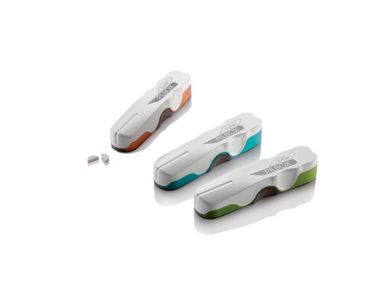 Pilbox Cutter Orange/Vert/Turquoise