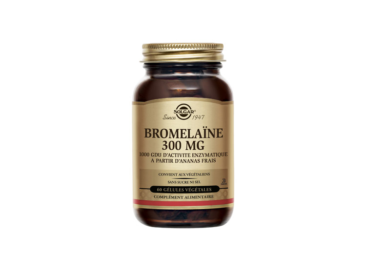 Solgar Bromélaïne 300mg - 60 gélules végétales