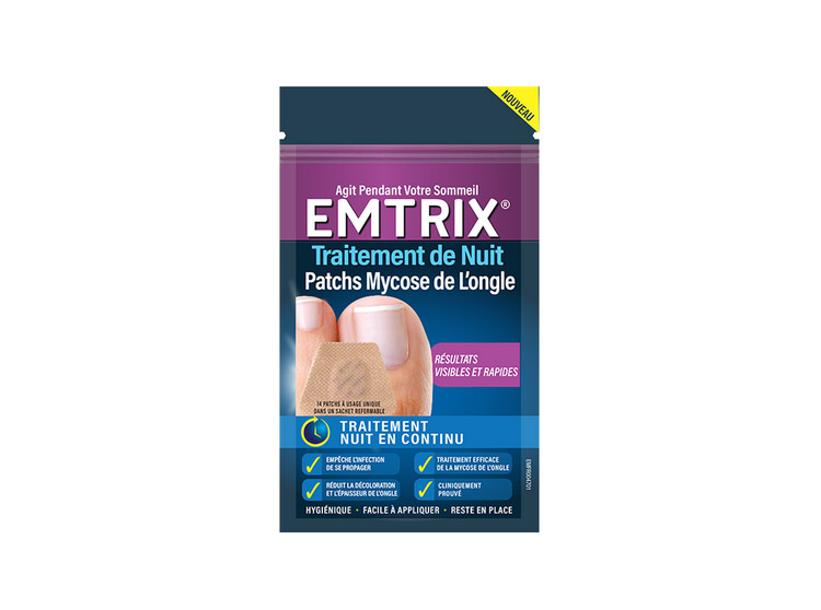 Emtrix Patch Nuit Traitement mycose de l’ongle - 14 patchs