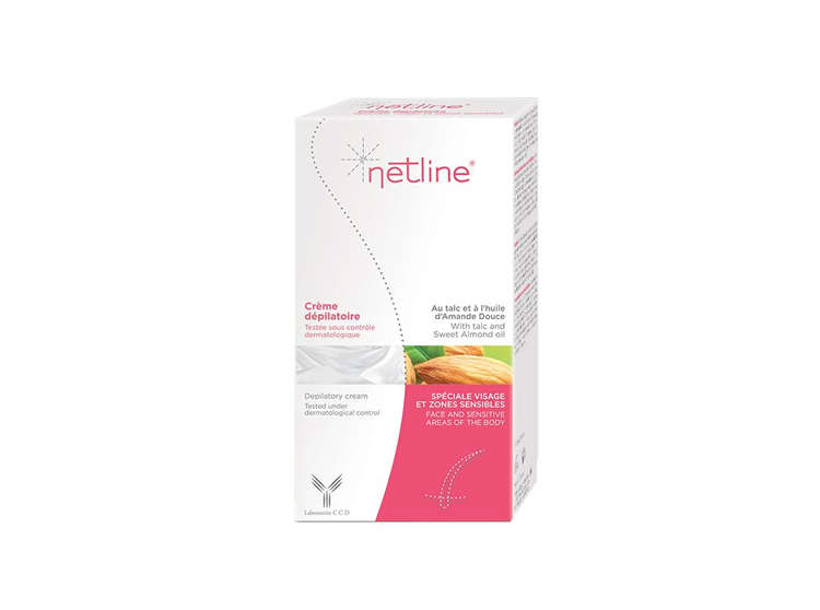 Netline crème dépilatoire visage & zones sensibles - 75ml