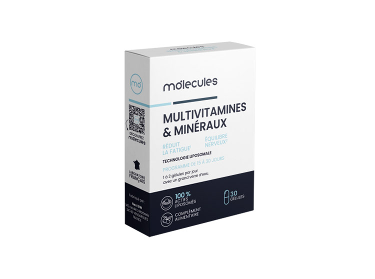 Molecules Multivitamines & Minéraux - 30 gélules