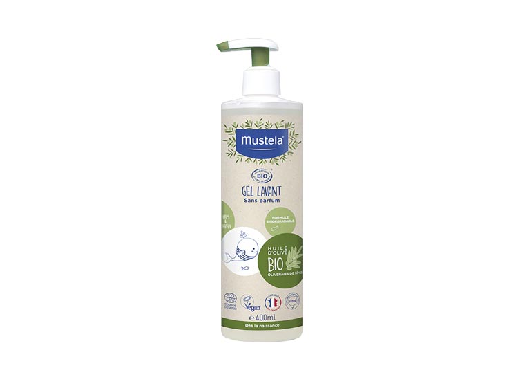 Mustela Gel lavant corps et cheveux BIO - 400ml