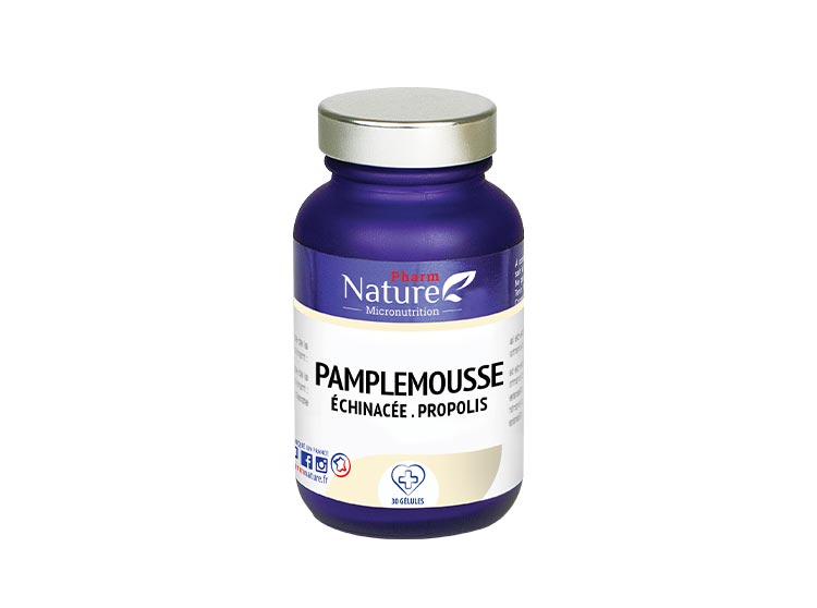 Pharm Nature Micronutrition Pamplemousse Echinacée - 30 gélules