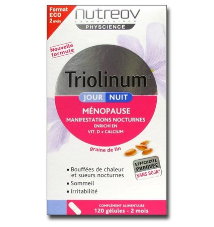 Nutréov Triolinum ménopause 120 gélules