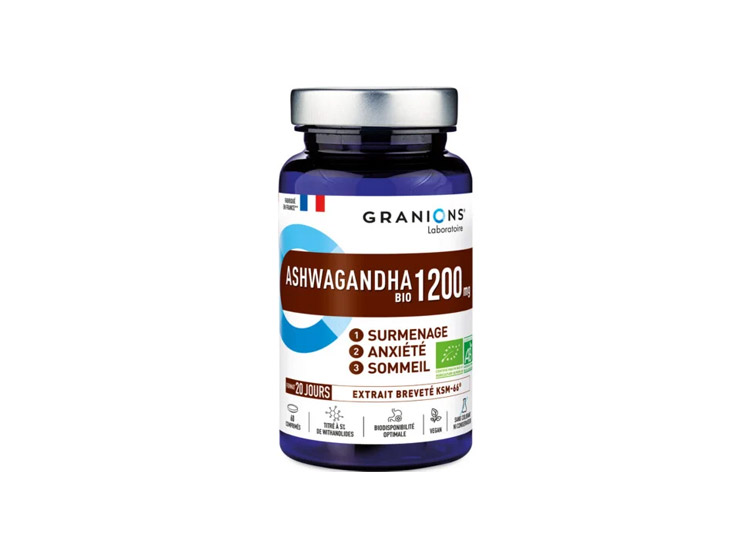 Granions Ashwagandha 1200mg BIO - 60 comprimés