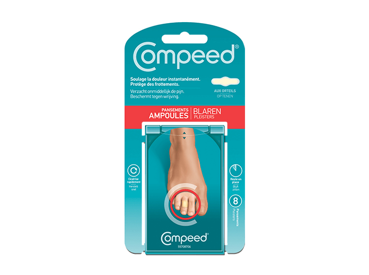 Compeed Pansements ampoules aux orteils -  x8