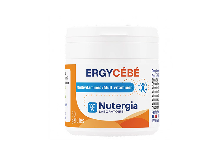 Nutergia Ergycébé Multivitamines - 30 gélules