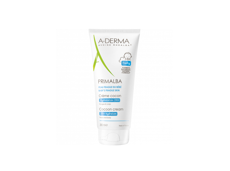 A-Derma Primalba Crème Concon Bébé Hydratation 24h BIO - 200ml