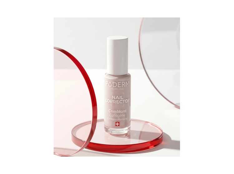 Poderm Nail Corrector Vernis comblant collagène ongles striés - 8ml
