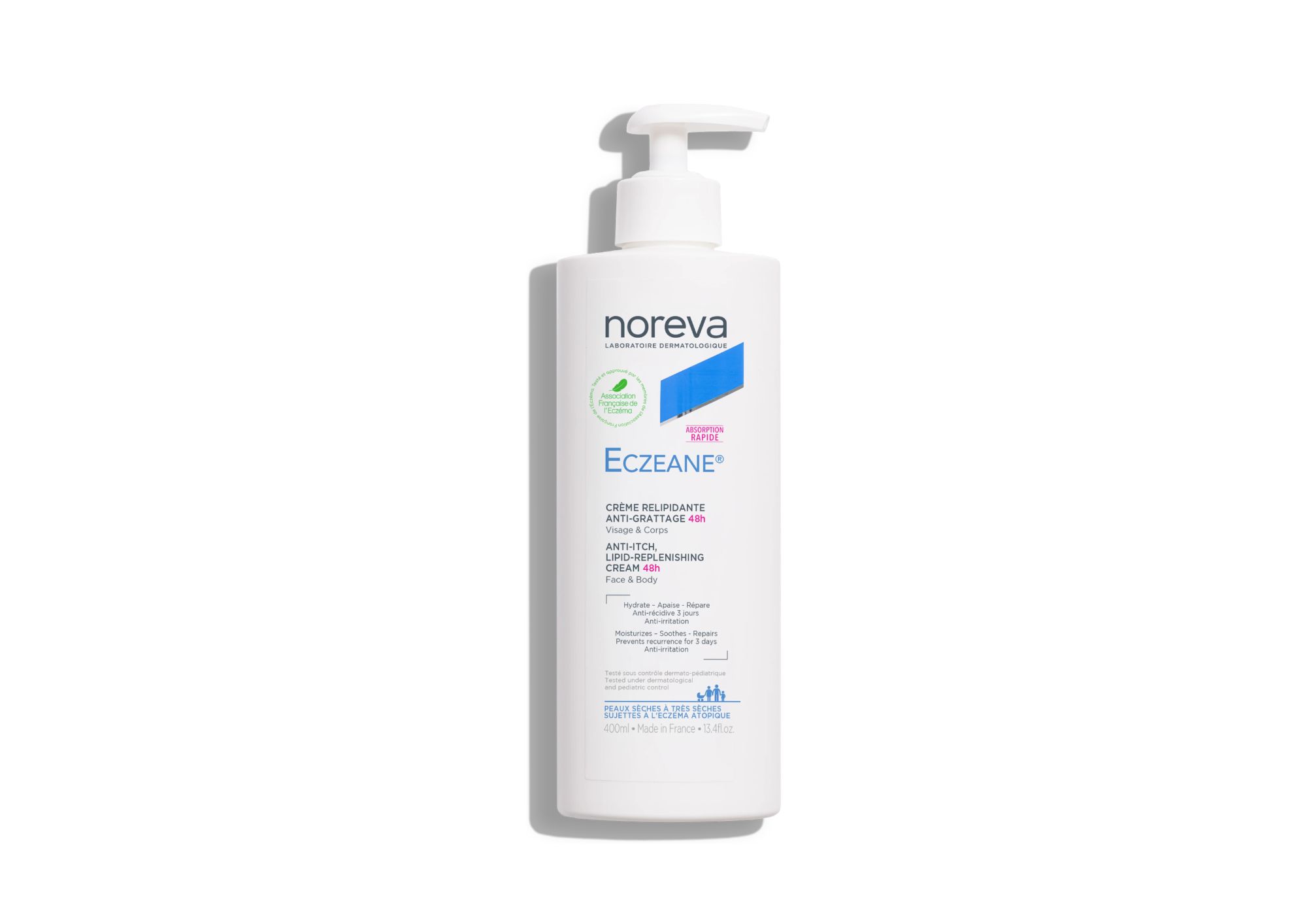 Eczeane Crème Relipidante Anti-Grattage - 400ml