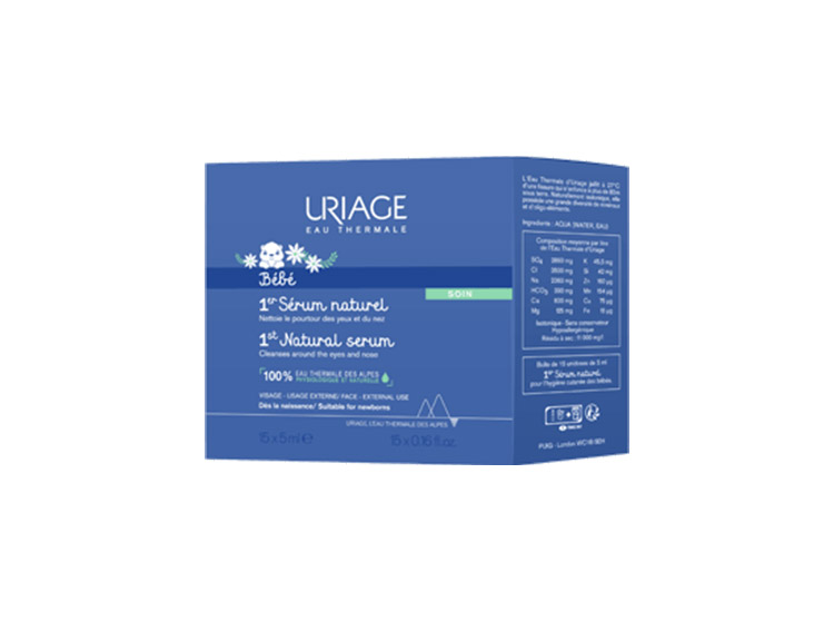 Uriage Bébé 1er Sérum naturel unidose - 15x5ml