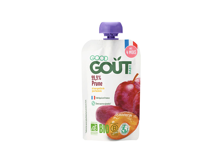 Good Goût Gourde de Fruits BIO Prune - 120g