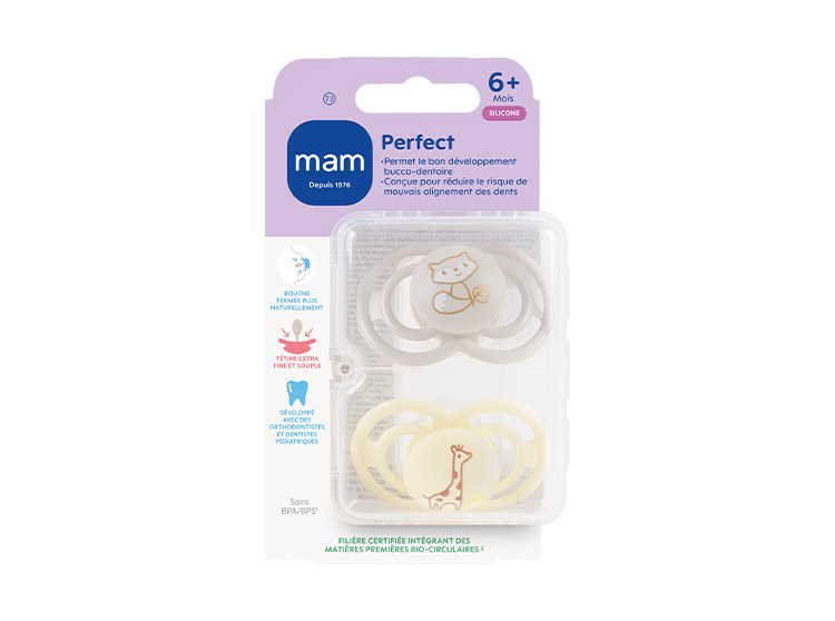 Sucettes Perfect Animaux 6 Mois et + - lot de 2