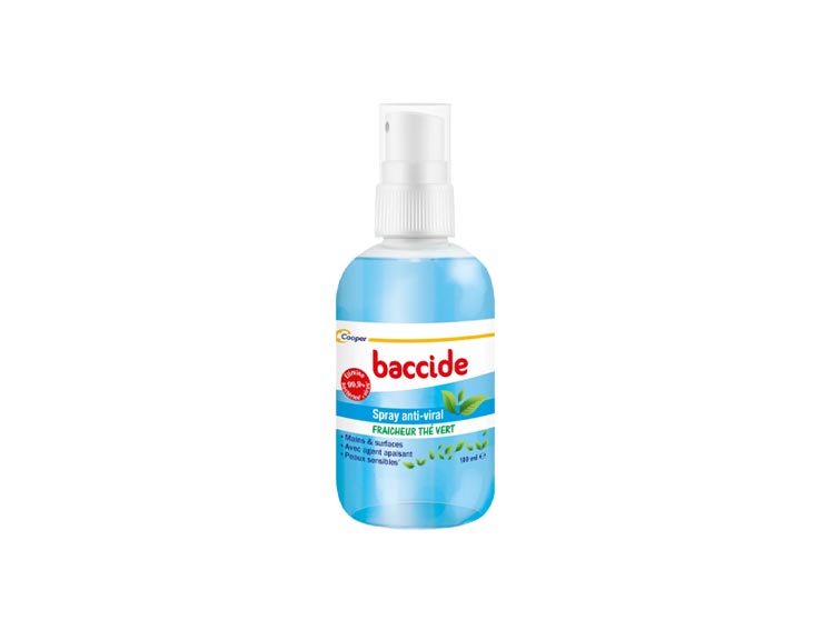 Baccide Spray anti-viral Fraîcheur thé vert - 100 ml