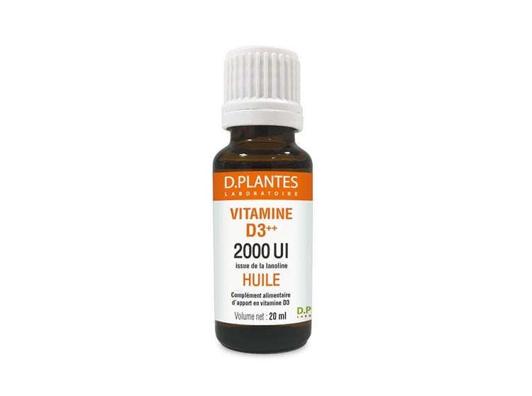 D.Plantes Vitamines D3++ Huile 2000 UI - 20ml