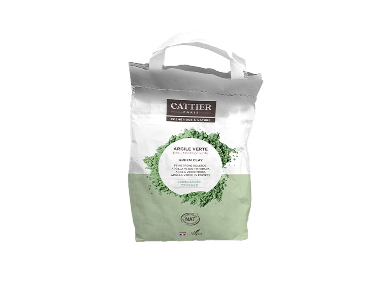 Cattier Argile Verte Concassée en Poudre - 3kg