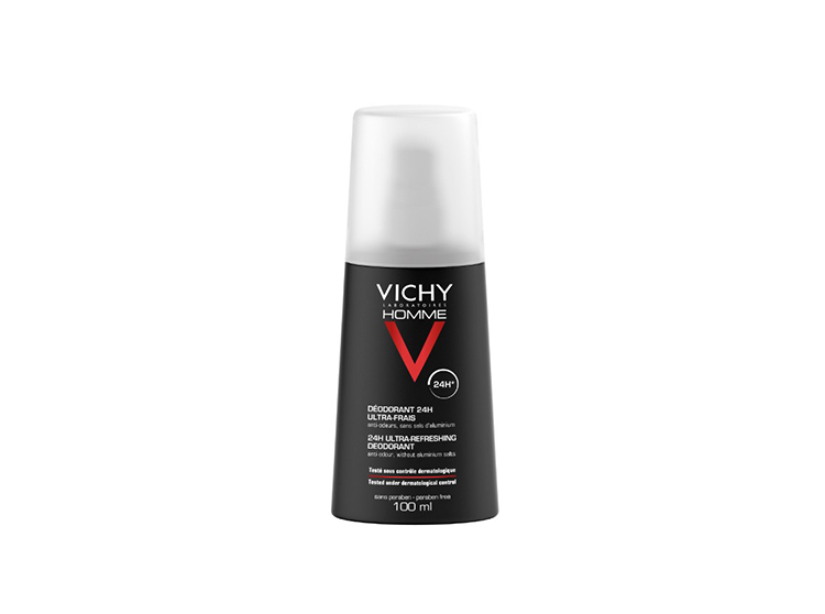 Vichy Homme Déodorant Vaporisateur Ultra-Frais - 100ml