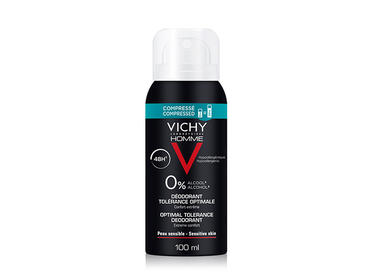 Vichy Homme Déodorant 48h Tolérance optimale - 100ml