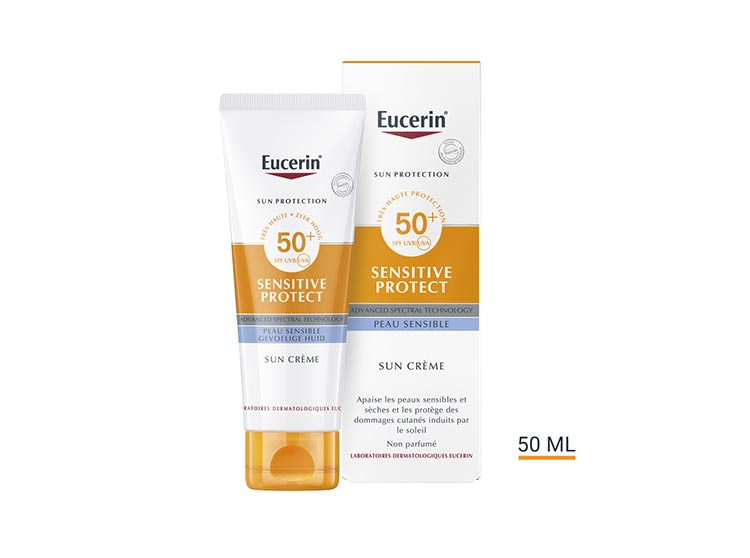 Eucerin Sun Sensitive Protect Crème SPF 50+ - 50 ml
