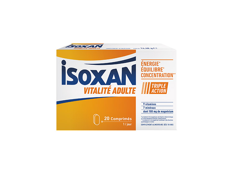 Isoxan Vitalité Adulte - 20 comprimés